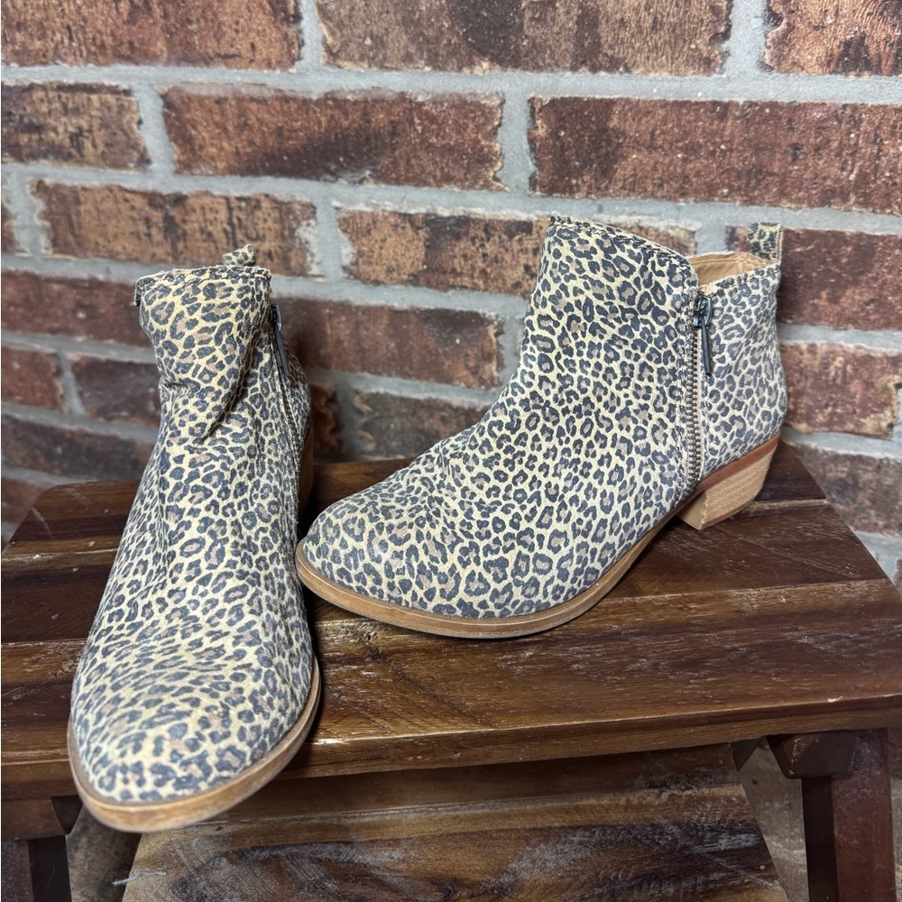 Lucky Brand Leopard Booties
